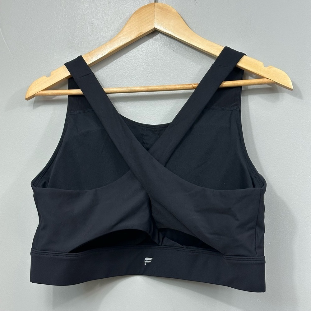 NEW Fabletics Black No Bounce High Impact Sports Bra, XXL - Picture 3 of 7